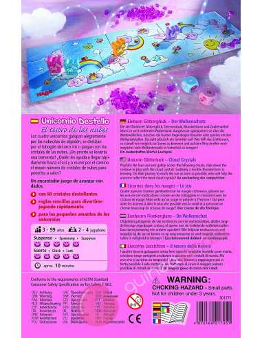 Unicornio Destello El tesoro de las nubes - Haba