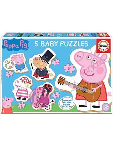 5 Baby puzzles Peppa Pig