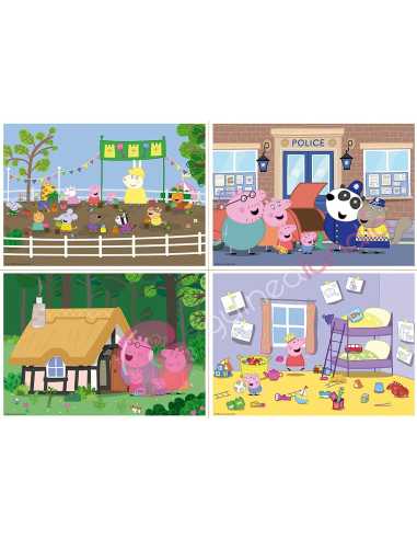 Multi 4 Junior puzzles  Peppa Pig