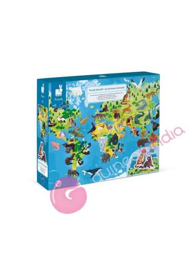 Puzzle Educativo Animales en peligro de...