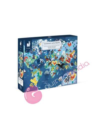 Puzzle Educativo Mitos y Leyendas 350 piezas -...