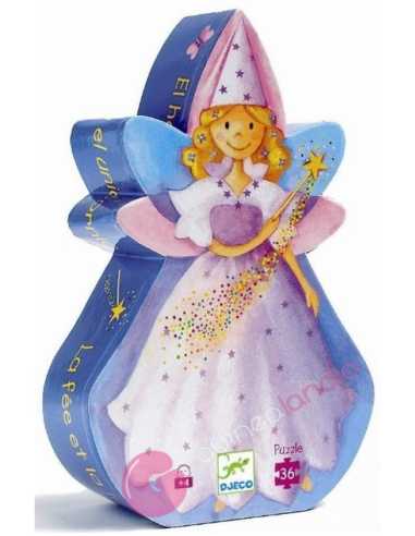Puzzle Silueta Hada 36 pzs Djeco