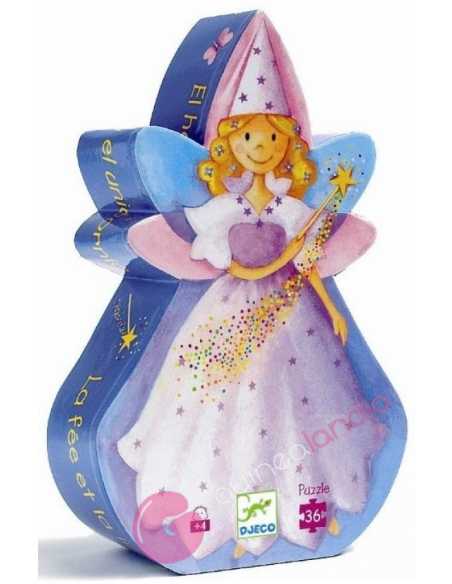 Puzzle Silueta Hada 36 pzs Djeco