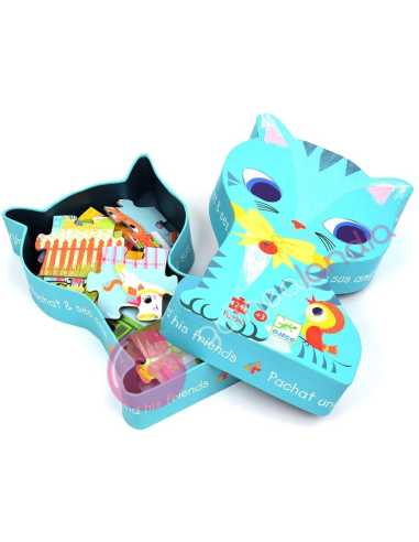 Puzzle Silueta Pachat y sus Amigos 24 pzs Djeco