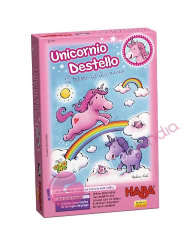 Unicornio Destello El tesoro de las nubes - Haba