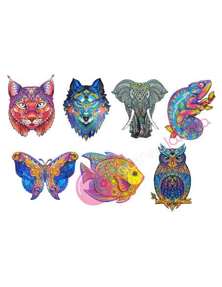 Animal puzzle - Wooden Puzzle