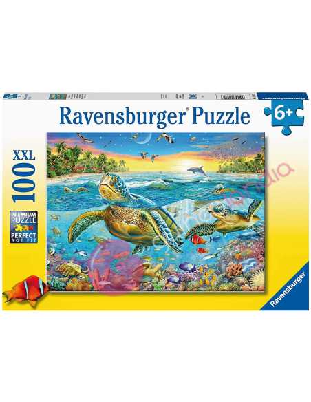 Puzzle Tortugas Marinas 100 piezas