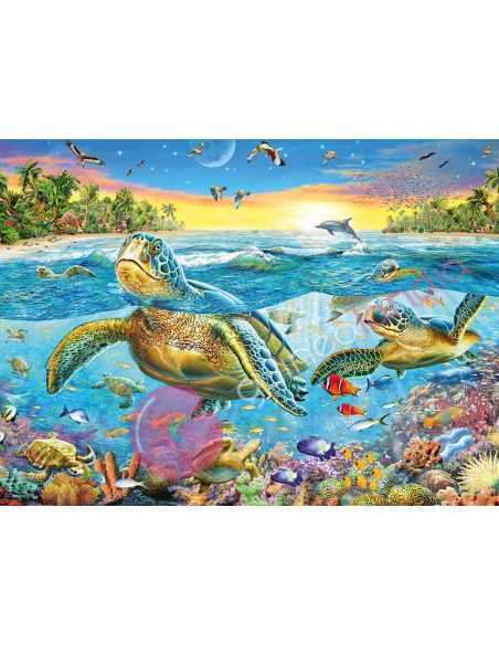 Puzzle Tortugas Marinas 100 piezas