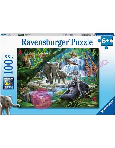 Puzzle Animales de la selva 100 piezas