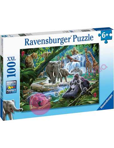 Puzzle Animales de la selva 100 piezas