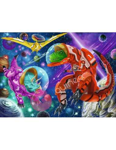 Puzzle Dinosaurios espaciales 200 piezas