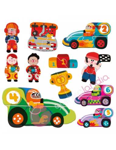 Touch 2 pieces Puzzles Grand Prix