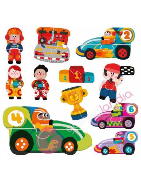 Touch 2 pieces Puzzles Grand Prix