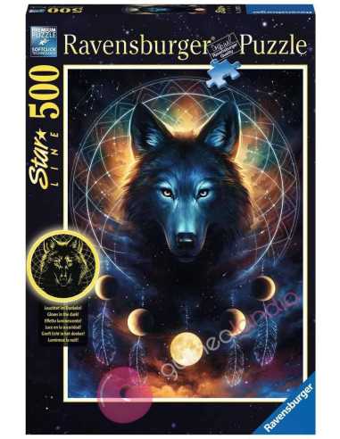 Lobo Brillante Puzzle 500 piezas