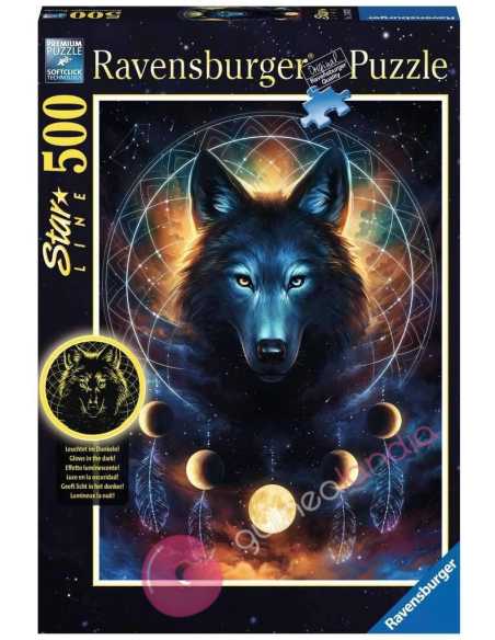 Lobo Brillante Puzzle 500 piezas