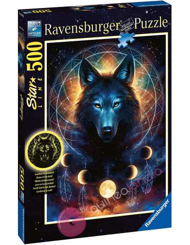 Lobo Brillante Puzzle 500 piezas