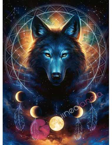 Lobo Brillante Puzzle 500 piezas