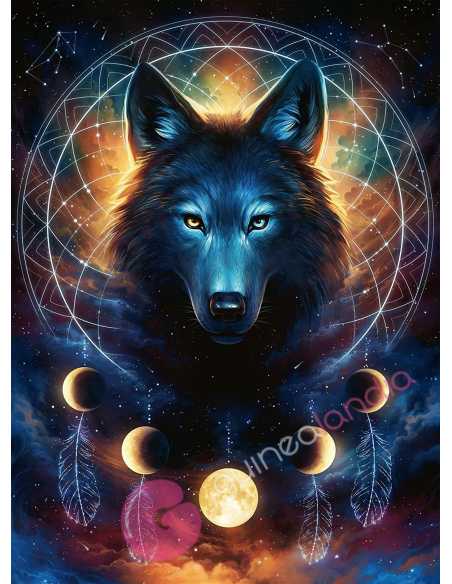 Lobo Brillante Puzzle 500 piezas
