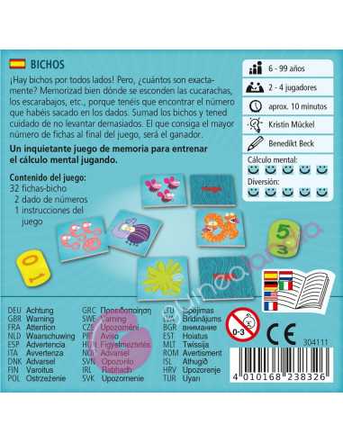 Bichos juego de mesa