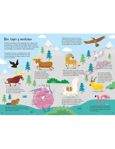 Libro puzzle Animales del mundo 200 piezas