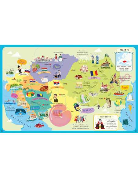 Libro puzzle Atlas de Europa 300 piezas