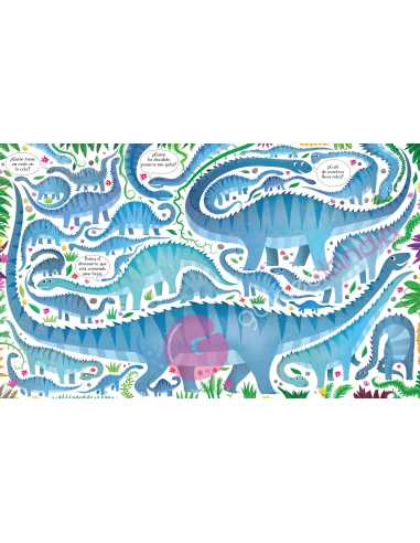 Libro puzzle Dinosaurios 100 piezas