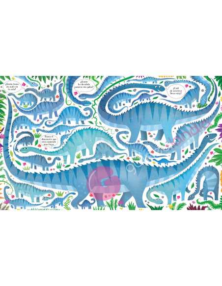 Libro puzzle Dinosaurios 100 piezas