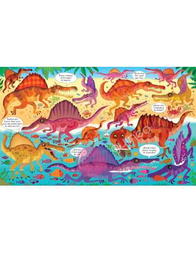 Libro puzzle Dinosaurios 100 piezas