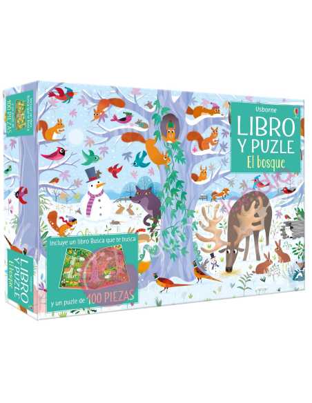 Libro puzzle El bosque 100 piezas