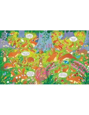 Libro puzzle El bosque 100 piezas
