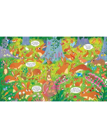 Libro puzzle El bosque 100 piezas