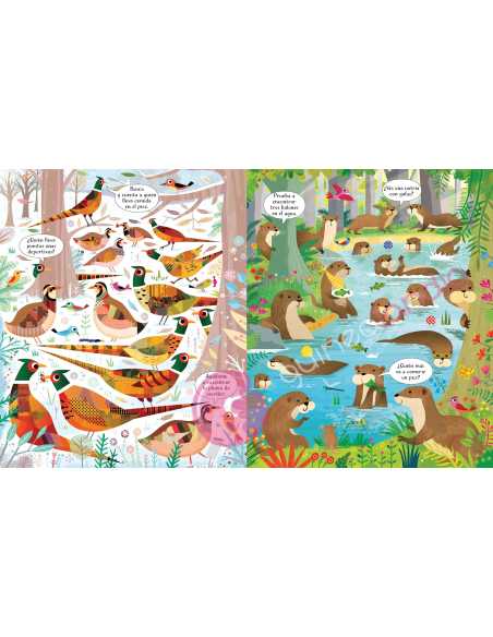 Libro puzzle El bosque 100 piezas