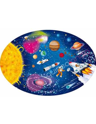 Libro puzzle El espacio, el sistema solar: viaja, conoce y explora 205 piezas
