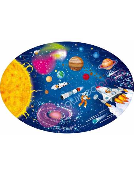 Libro puzzle El espacio, el sistema solar: viaja, conoce y explora 205 piezas