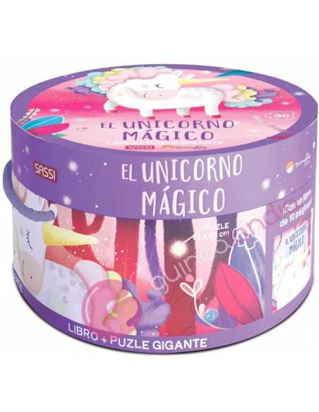 Libro puzzle El unicornio mágico 30 piezas