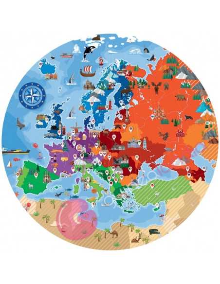 Libro puzzle Europa: viaja, aprende y explora 210 piezas