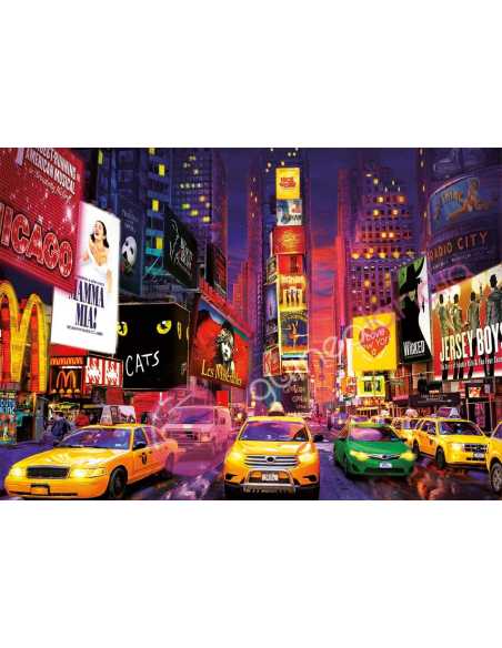 Times Square, New York Neon Puzzle 1000 Piezas
