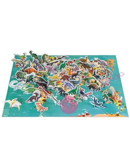 Los Dinosaurios Puzzle Educativo 200 piezas
