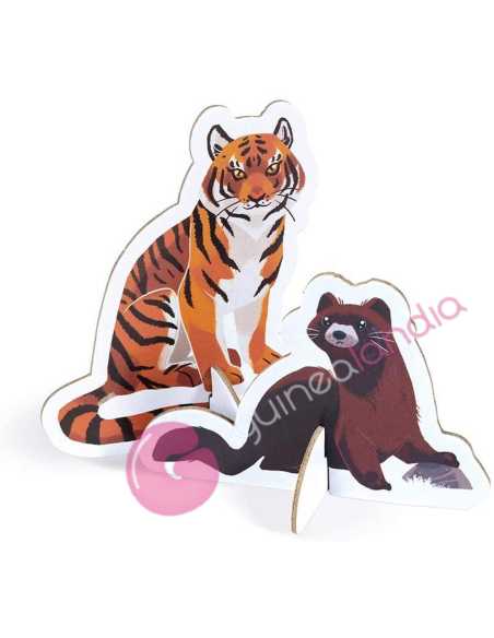 Animales En Peligro De Extinción Puzzle Educativo 200 piezas
