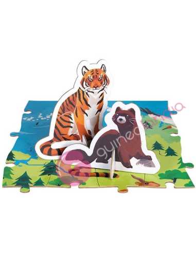 Animales En Peligro De Extinción Puzzle Educativo 200 piezas