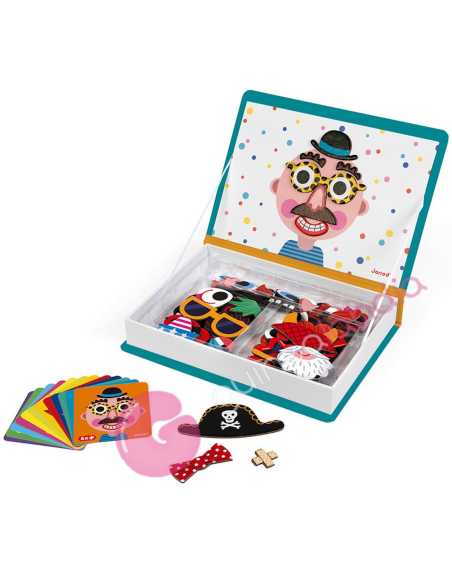 Magneti'book Crazy Faces Chicos