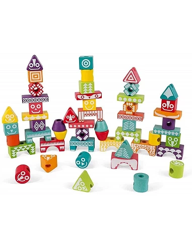 52 Piezas para Apilar Edutotem