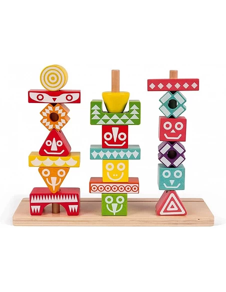 52 Piezas para Apilar Edutotem