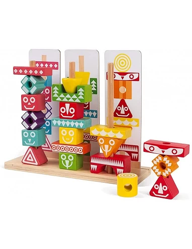 52 Piezas para Apilar Edutotem