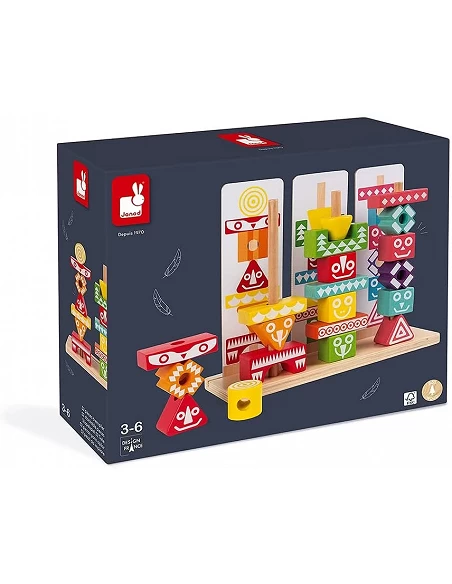 52 Piezas para Apilar Edutotem