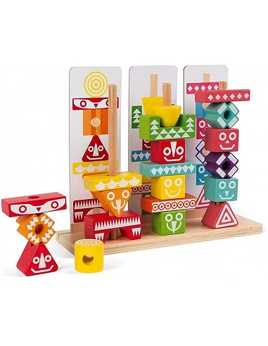 52 Piezas para Apilar Edutotem