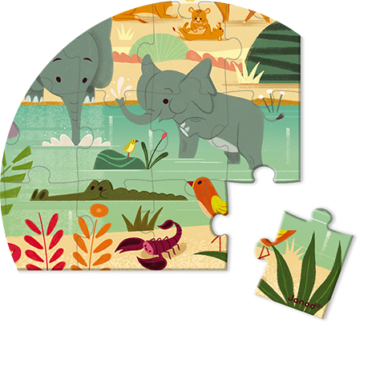 puzzle reserva animal